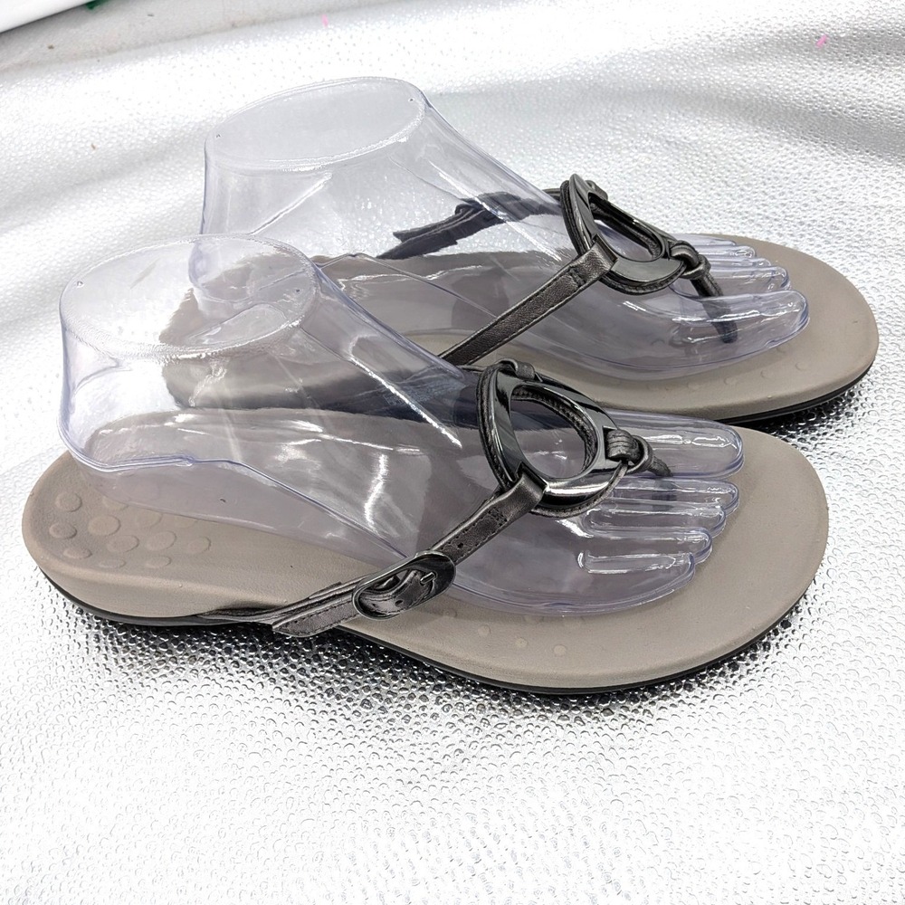Vionic Tatena Sandals Womens 9‎ Orthotic Comfort Thong Adjustable Strap